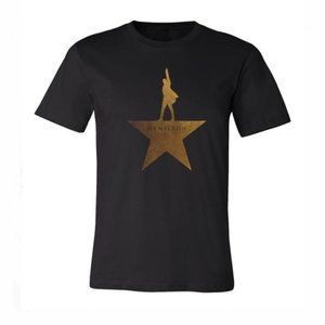 Official Broadway Hamilton Gold Star Tee
